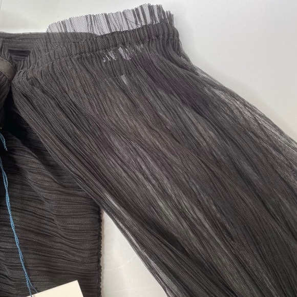 Majorelle Zata Mini Dress Black Ruched Long Sleeve Off Shoulder small REVOLVE - Picture 6 of 8